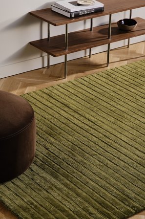 Jotex - Viskoseteppe Bomull/Viskose grønn CORDELIA - Kjøp Bomulls- & filleryer hos Jotex