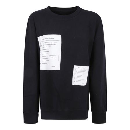 MM6 Maison Margiela, Sweatshirt Zwart, Dames, Maat:S