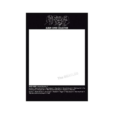 The Beatles White Album Postcard One Size Svart/Vit