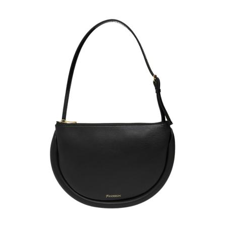JW Anderson The Bumper Moon hobo shoulder Tas , Zwart , Dames , Maat: ONE Size Schoudertassen