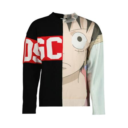 Gcds, One Piece Sweatshirt Czarny, Mężczyzna, Rozmiar: M