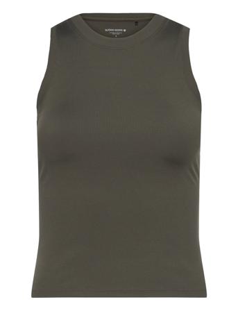 Borg Rib Tank T-shirts & Tops Sleeveless Musta Björn Borg