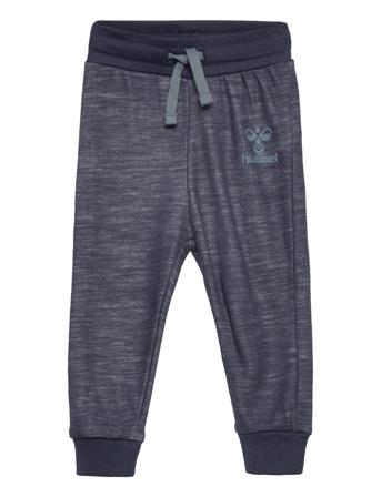 Hmldallas Pant Sweatpants Hyggebukser Blå Hummel