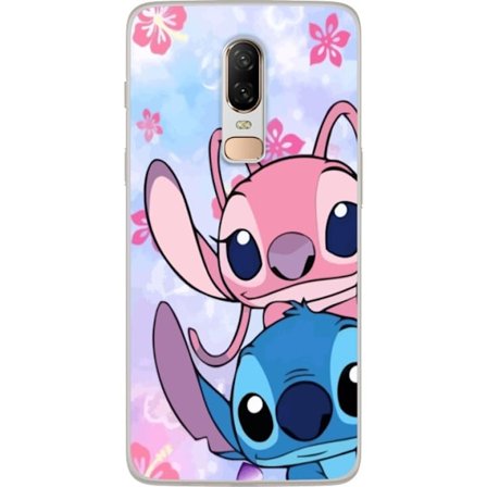 Kompatibelt Mobildeksel til OnePlus 6 Stitch & Angel
