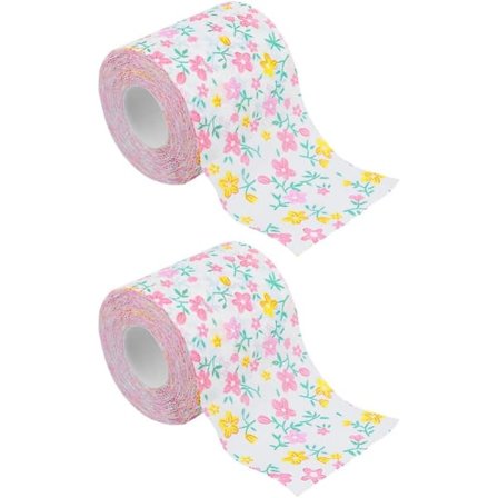 WC-paperi 2 rullaa, hauska kukallinen WC-paperi, värillinen painettu WC-paperi matkalle, leirintäalueelle, kylpyhuoneeseen ja kotiin