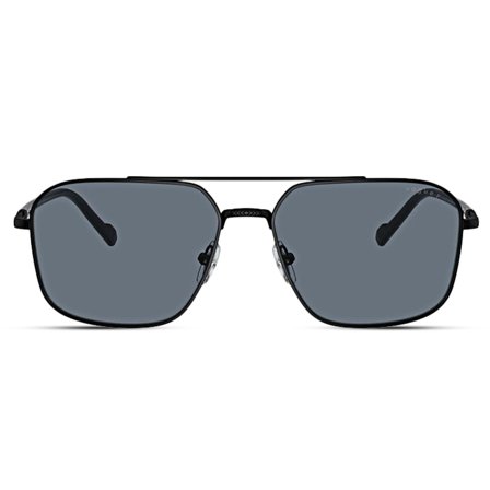 Gafas de sol cuadradas negras y grises | Vogue 0VO4289S para hombres - Gafas de sol polarizadas