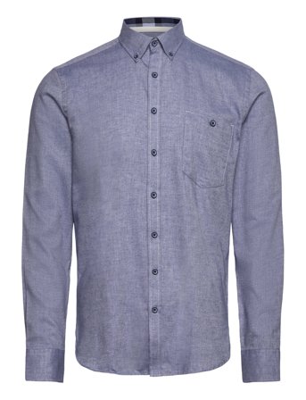 Lindbergh | Mélange Brushed Shirt L/S - Regular | L