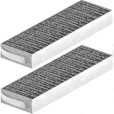 Aktivert kullfilter 2-pakning for Bora Pure/X Pure/S Pure høyeffektiv deodorisering