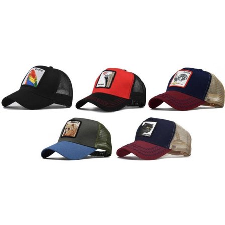 Trucker-caps med dyremotiv for barn, unisex - Hakkespett