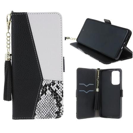 Samsung Galaxy A34 5G - Smart Charms Fodral Mobilplånbok Black