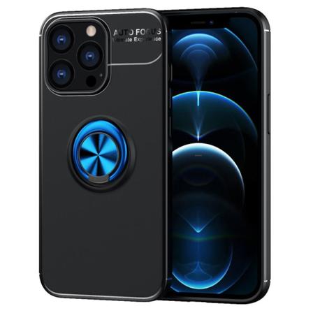 Iphone 13 Pro Max - Ring Skal - Svart/blå