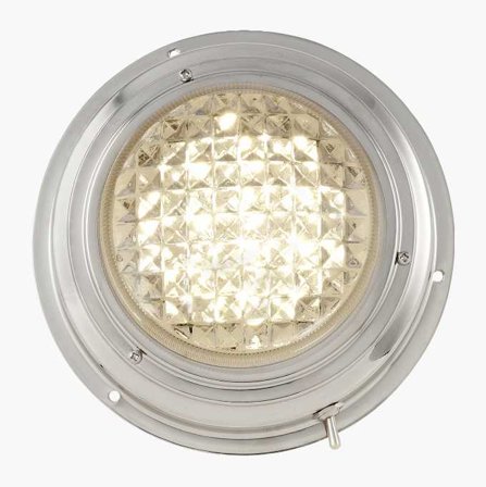 Båtlampa LED 12 V rostfri - Biltema