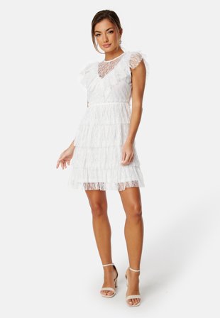 Bubbleroom Occasion Lace Frill Dress Klær
