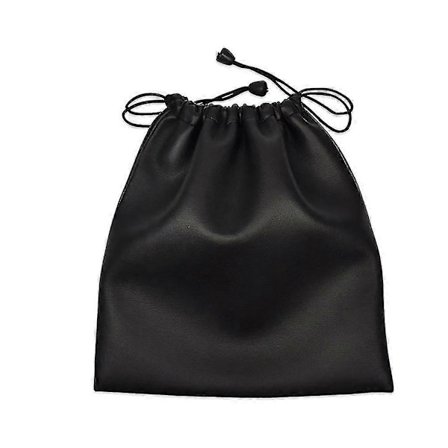 Kuulokkeiden säilytyslaukku, suuri kapasiteetti, sanka-laukut, keinonahkainen pussi, vedenpitävä suojaava kuulokepussi (musta)