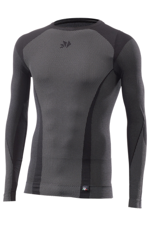 Baselayer-Shirt SIXS TS2 V2 Schwarz/Carbon 3XL-4XL