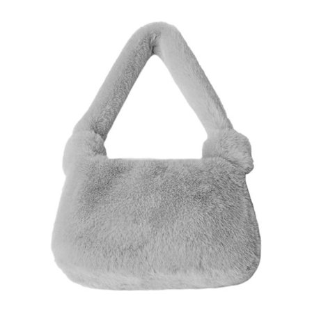 Fyrkantig väska Handväska LJUSGRÅ