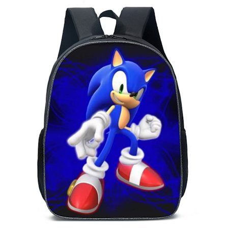 2024 Ny 16 tommer Sonic ryggsekk skoleveske for barn