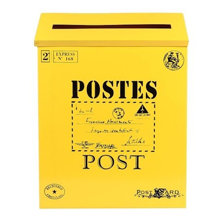 1 stk Utendørs Aviskasse Multifunksjonell Brevkasse Slitesterk Postkasse Dekor (FMY)