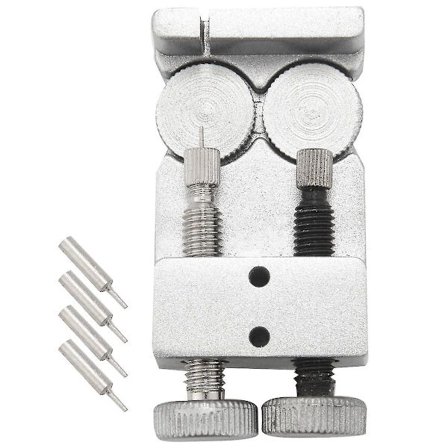 Justeringsverktyg för klockarmband, länkpinne, borttagare, klockreparation, verktyg, remjustering, högt lågt verktyg C (Silver)