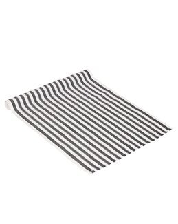 Kaitaliina Nina raidallinen Musta