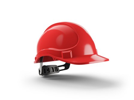 Hellberg Factor 31408-091 Vernehjelm rød Rød, Hodebeskyttelse