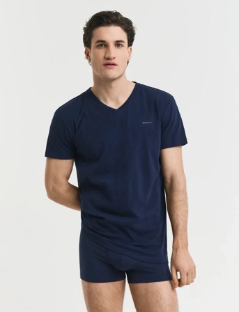 GANT V-Neck T-Shirt 2-Pack - Multi/patterned - XXL