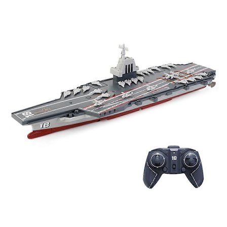 Type A 2.4G Fjernkontrollmodell av hangarskip RC Båt Skip Speedbåt Elektrisk Vannleke Barn