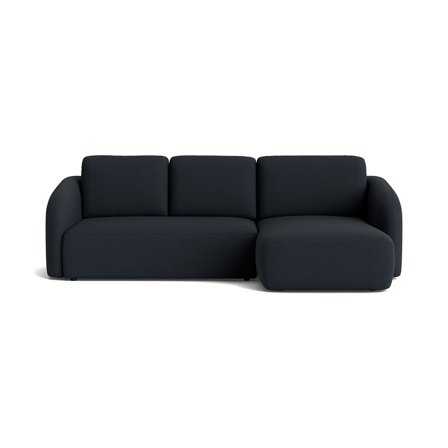 Savona chaiselong sovesofa, højrevendt | opbevaring - Loop Mørkeblå - 270x154x94 - Sofa, sovesofa, chaiselong