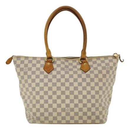 Louis Vuitton Vintage Pre-owned Canvas totes Hvid, Dame Vintage Tasker, Størrelse: ONE Size