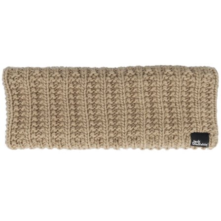 Jack Wolfskin - Beige headband Mütze - Highloft Knit Anis Headband @ Hatstore