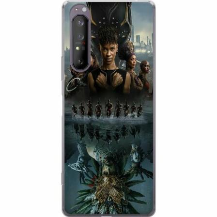 Sony Xperia 1 Ii Genomskinligt Skal Wakanda Forever : Black Pa