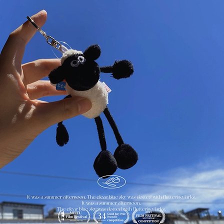 2022 New Shaun The Sheep Cartoon Cashmere Key Chain Animation S
