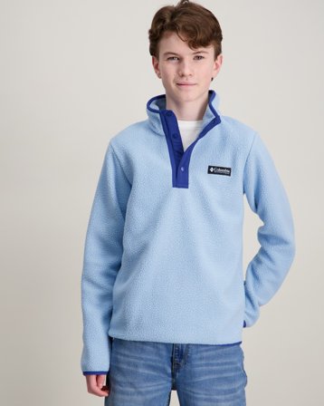 Columbia Helvetia II Half Snap Fleece Blauw Fleece/Teddy Jongens - Kids Brand Store