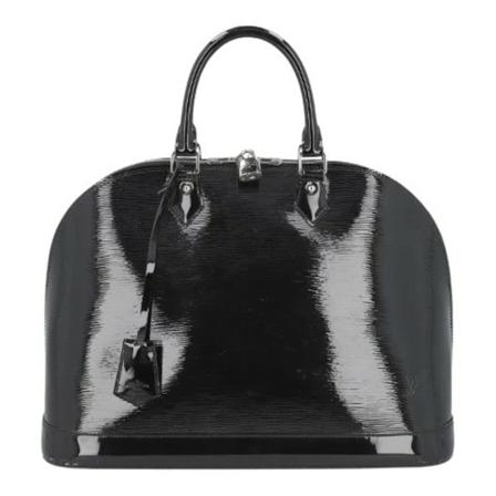 Louis Vuitton Vintage Pre-owned Leather handbags Sort, Dame Vintage Tasker, Størrelse: ONE Size