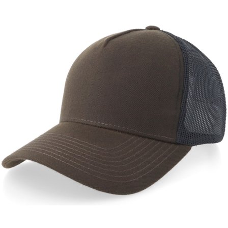Equip - Brown - trucker - Cap - Blank Brown/Black A-frame Trucker - Hatstore