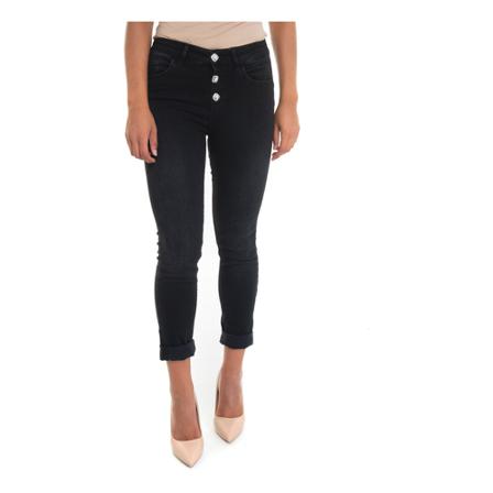 Liu Jo 5 pocket Jeans , Zwart , Dames , Maat: W28