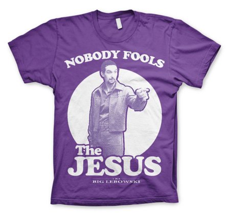 Big Lebowski Nobody Fools The Jesus T-Shirt S