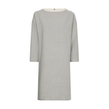 Tommy Hilfiger Womens Rlx Texture Boat-Nk Kjole 3/4 Slv inbo, Dame