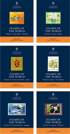 Stanley Gibbons - Hele verden, Simplificeret 2026 - 6 kataloger