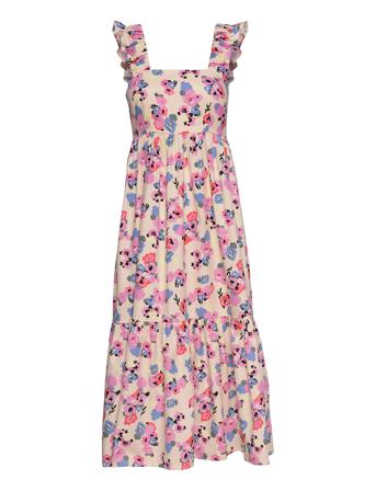 Yasemmi Sl Midi Dress S. Patterned YAS