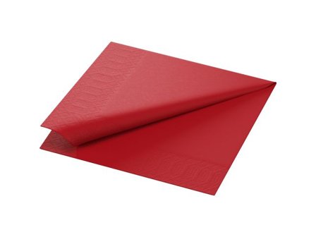 DUNI Servett 1-lags, enfärgad, 33 cm, röd 500/fp - Lyreco - Kök och servering - Servetter och dukar - Servett - 1-lagers