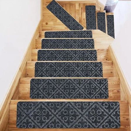 2 Pakke/3 Pakke Trappetrinn Teppe Smussavvisende Og Slitesterk Nei
