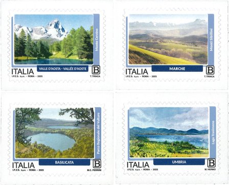 Italien - Landskaber - Postfrisk sæt 4v