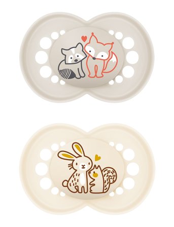 MAM | Mam Original 6-16M Silicone Neutral 2P | 6-16M