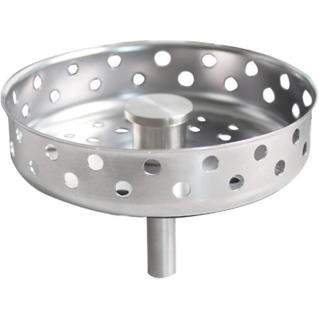 Silavløp i rustfritt stål, vaskestopper, UK vaskehull diameter 80,5 mm