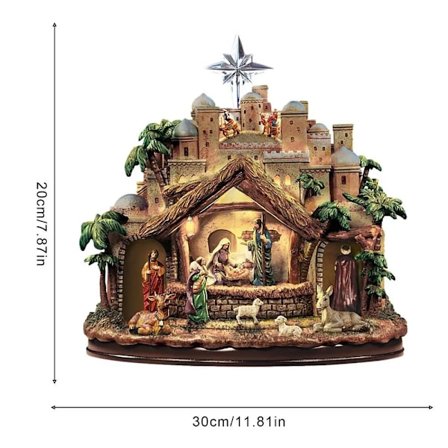 Jul Fødsel Vindue Klistermærker Jul Religiøs Fødselskirken Klistermærker Kristen Dekor