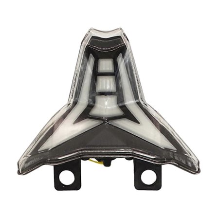 Motorcykel Bakre Bakljus Broms Blinkers Lampa Enhet för Kawasaki Svart