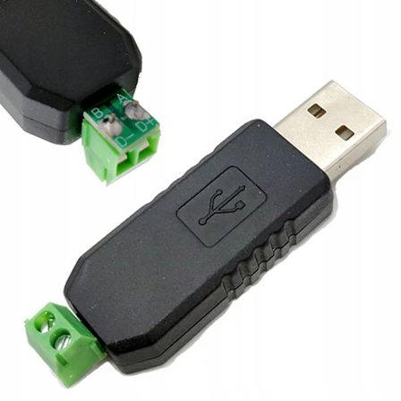 USB til RS485 Konverter CH340 – 6 Mbps | Terminalblok | Understøtter Modbus, PLC | Kompatibel med Windows, Linux