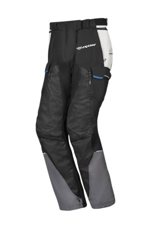 Ixon Balder Women's Motorcycle Trousers Black/Grey/Blue XL