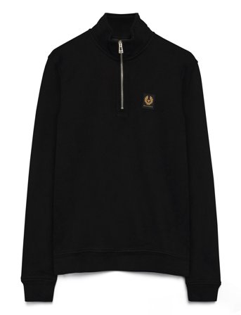 Belstaff Belstaff Quarter Zip Sweatshirt - Black - XXL